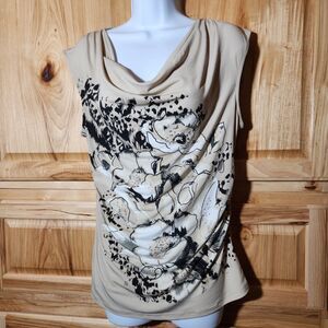Style & Co Women’s Dressy Tank Top Small Sleeveless Blouse